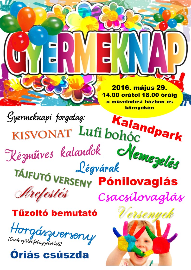 Gyereknap plaki 2016